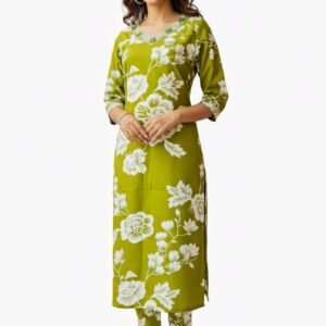 Floral co ord set 💚Green