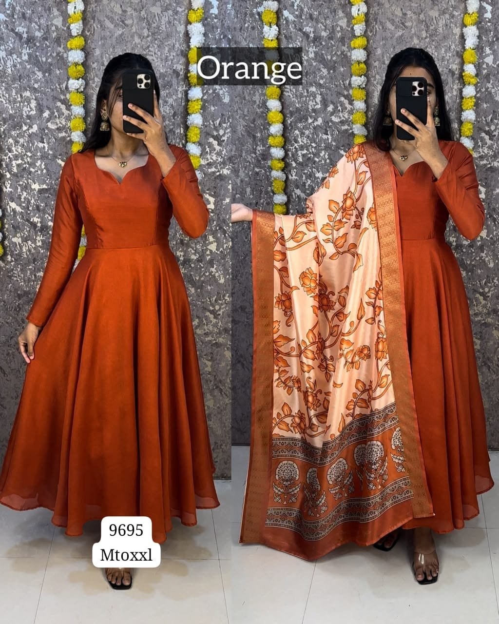 Anarkali with Shawl✨♥️