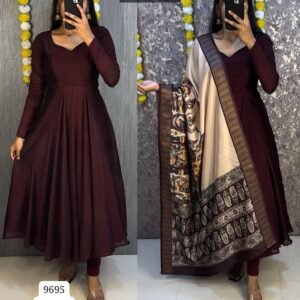 Anarkali with Shawl✨♥️