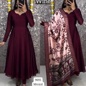 Anarkali with Shawl✨♥️