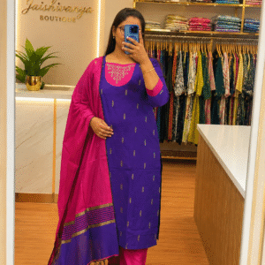 Raw silk kurta set |kolam design ❣️