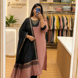 Raw silk kurta set |kolam design ❣️
